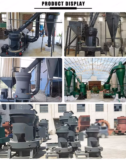 Linha de produção de gesso em pó ultrafino de alta pressão Raymond Moedor mineral linha de produção