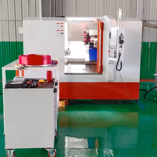 Solução de fabricante de vedação de óleo de borracha PU NBR de venda imperdível de alta precisão Máquina de fabricação de vedação de torno CNC com software