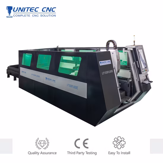 Máquina de corte a laser de fibra CNC para metal, aço carbono, aço inoxidável