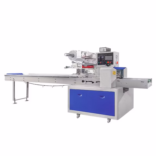Máquina de embalagem Flow Pack de embalagem horizontal totalmente automática para picolé Lolly