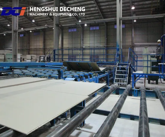 Linha de produção de placa de gesso padrão nacional