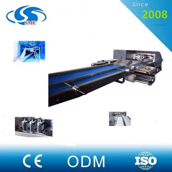 Máscara facial para embalagem de alimentos de fluxo horizontal automático tipo travesseiro/biscoito/wafer/biscoito/pão servo completo fluxo automático multifunção envoltório/embalagem/máquina de embalagem