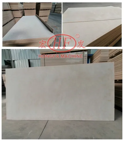 Linha de produção de placas de gesso com economia de energia